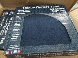 8 cases of nexus carpet tiles self ...