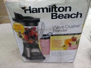 hamilton beach wave crusher blender...