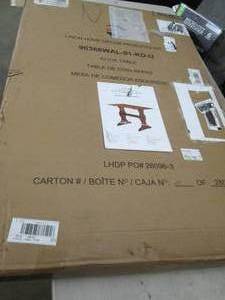 linon nook table open box ...