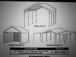 shelterlogic max ap 10 foot x 20 fo...