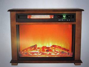 lifesmart 28 inch woodgrain infrare...