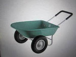 pure garden large capacity 2 wheel ...