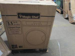 magic chef 3.5cuft compact dryer te...