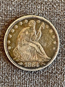 1854 Seated Liberty Half Dollar