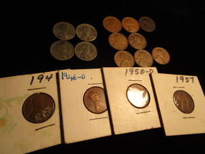 Pennies War & Lincoln Wheat