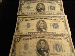 Silver $5 Certificates