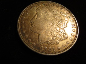 Morgan Silver Dollar 1921-D