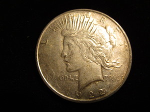 Peace Silver Dollar 1922-D