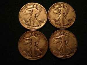 Walking Liberty Half Dollars