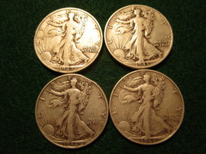 Walking Liberty Half Dollars