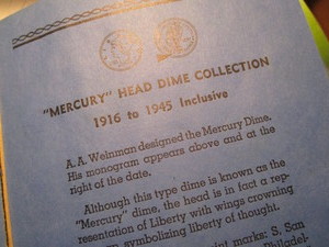 Mercury Head Dime Collection