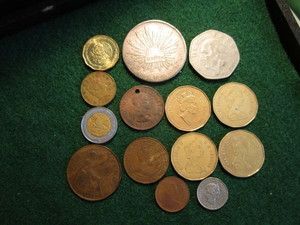 Mexican & Canadian Coins