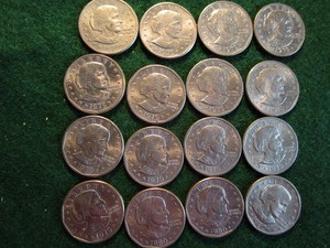 Susan B Anthony Dollar Coins