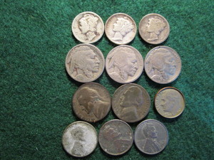 Liberty Head Dimes, Buffalo Nickels