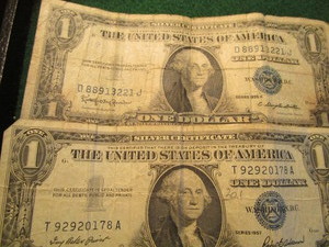 Silver $1 Certificates