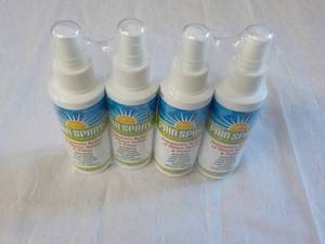lot 27 image: 4 bottles Pain Spray retail $12 ea...