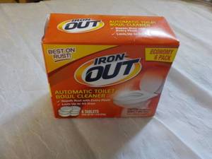 lot 39 image: Iron Out Pkg of 6 Automatic Toilet ...