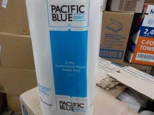 lot 18 image: Case of Pacific Blue 30 Rolls 2 ply...