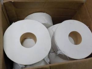 lot 24 image: 9 Rolls Jumbo Rolls 2 Ply Toilet Ti...