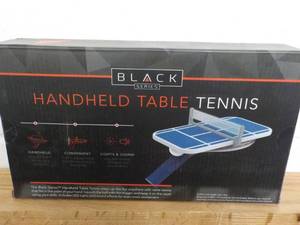 lot 181 image: Black Handheld Table Tennis...