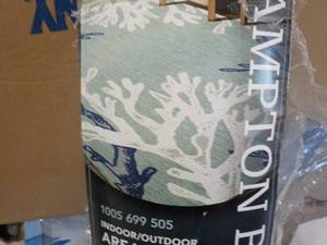 lot 217 image: Hampton Bay 5 ft 3 x 7 ft IndoorO...