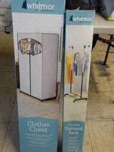 lot 229 image: Closet Max System Ridgid Miter Trim...