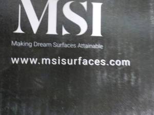 lot 237 image: 3 Part Box MSI 6 x 6 Natural Stack...