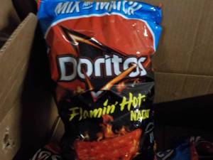 lot 277 image: 2 Cases 4 Large Bags each Doritos F...
