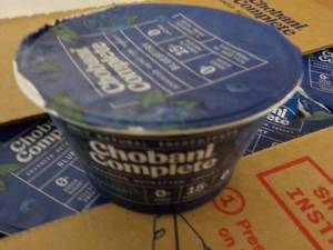 lot 307 image: 20 ctns Chobani Complete Blueberry ...