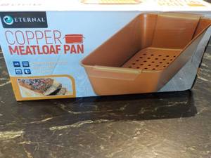 lot 122 image: Eternal Copper Meatloaf Pan...