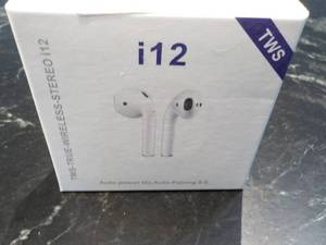 lot 133 image: True Wireless Stereo i12 Earbuds...