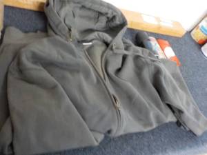 lot 190 image: Hooded Front Zip Sweatshirt and mor...