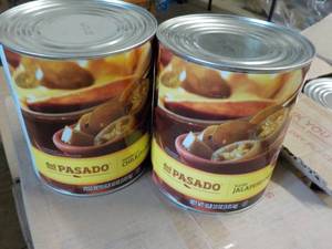 lot 195 image: 2 Gallon Cans Del Pasado Sliced Jal...