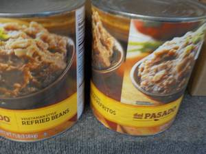 lot 204 image: 2 Gallon Cans Del Pasado Refried Be...