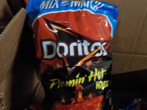 lot 278 image: 2 Cases 4 Large Bags each Doritos F...
