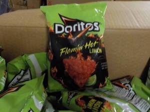 lot 283 image: 3 Cases Doritos Limon Chips past b...