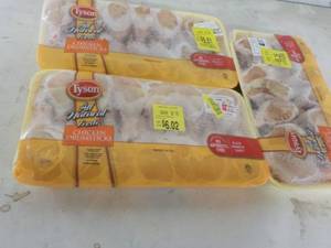 lot 297 image: 3 Frozen Pkgs Tyson Chicken Drumsti...