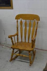 Virginia House Solid oak wood Rocking Chair