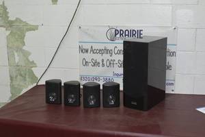 Epic sound system with mounting brackets