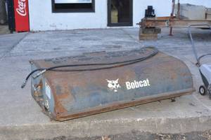 lot 6 image: Bobcat sweeper skid steer attachment