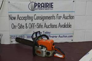 lot 15 image: stihl 025 chainsaw