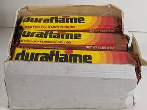 lot 22 image: Duraflame Hour Firelog-Flames in Colors 6pc