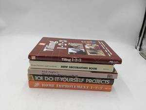 lot 41 image: DIY Architecture and Woodworking Books-Tiling 1-2-3 Home Depot Better Homes and Gardens New Decorating Book Nick Englers Weekend Projects Plus 40 Great Woodworking Projects  Readers Digest 101 Do-It-Yourself Projects  Home Improvement 1-2-3 Home Depot