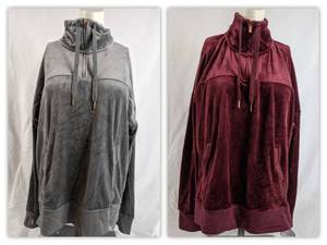 lot 226 image: 2 Fleece Champion Velour Sweat Shirts Size XLALL NEW ($60 Value)