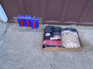 Flat of smoker chips in assorted flavors. As shown.