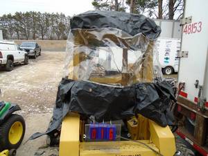 Snow Blower Tractor Style enclosure. New but no brackets. Cover only. As shown.