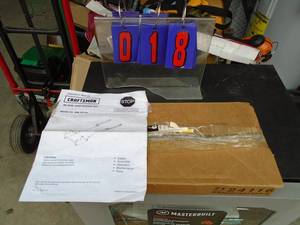 Craftsman blade & scoop kit bracket. New condition. As shown.
