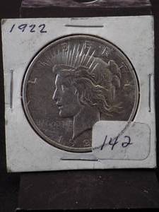 1922 Peace Silver Dollar