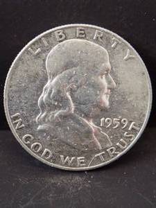 1959d Franklin Half Dollar