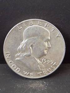 1959d Franklin Half Dollar